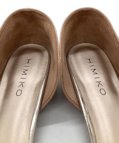 卑弥呼（ヒミコ）卑弥呼 (ヒミコ) 斜めストラップセパレートパンプス ピンク サイズ:23cmの古着・服飾アイテム