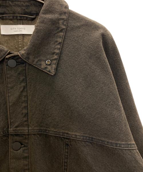 CITY TOKYO（シティートウキョウ）CITY TOKYO (シティートウキョウ) フェードデニムブルゾン ブラック サイズ:1の古着・服飾アイテム