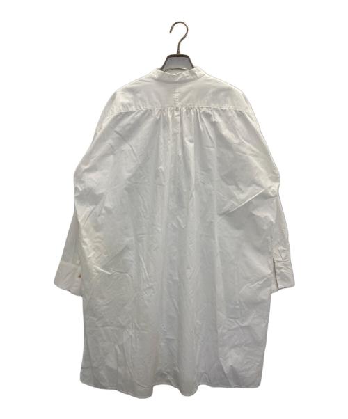 かぐれ（カグレ）かぐれ (カグレ) スタンドカラーチュニックシャツ ホワイト サイズ:FREEの古着・服飾アイテム