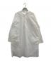 かぐれ（カグレ）の古着「スタンドカラーチュニックシャツ」｜ホワイト