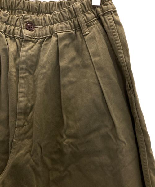 HARVESTY（ハーベスティー）HARVESTY (ハーベスティー) チノクロスサーカスパンツ オリーブ サイズ:2の古着・服飾アイテム