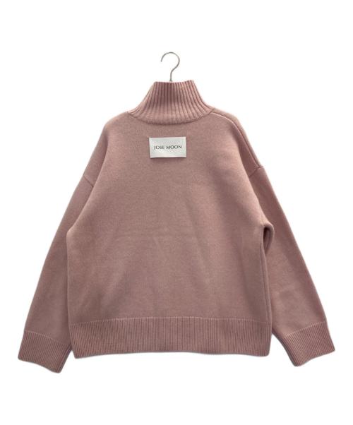 JOSE MOON（ジョゼムーン）JOSE MOON (ジョゼムーン) タートルネックニット ピンク サイズ:FREEの古着・服飾アイテム