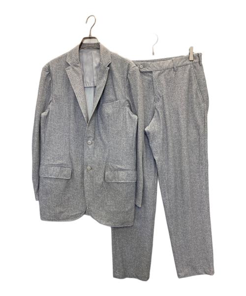 DESIGNWORKS（デザインワークス）DESIGNWORKS (デザインワークス) メッシュストレッチセットアップ グレー サイズ:48の古着・服飾アイテム