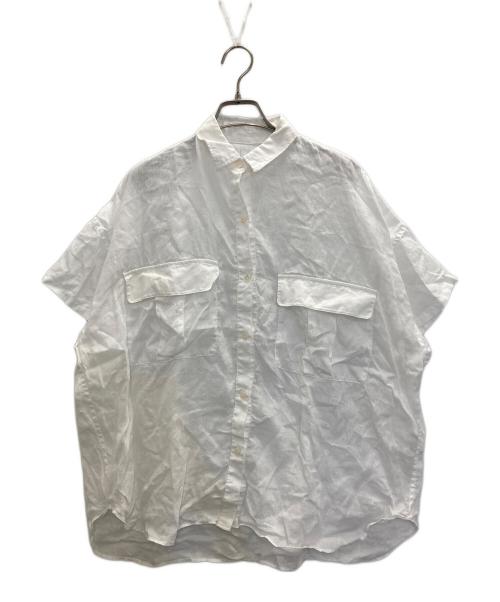 Pilgrim（ピルグリム）PILGRIM (ピルグリム) LINEN S/S Shirts ホワイト サイズ:Sの古着・服飾アイテム