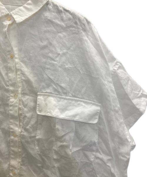 Pilgrim（ピルグリム）PILGRIM (ピルグリム) LINEN S/S Shirts ホワイト サイズ:Sの古着・服飾アイテム