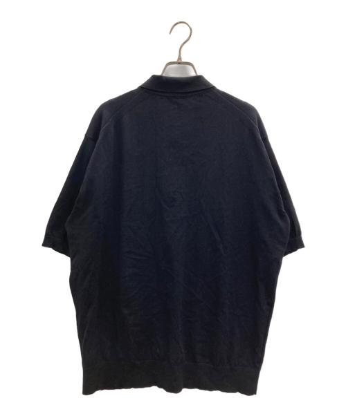 AURALEE（オーラリー）AURALEE (オーラリー) Super High Gauze Cotton Knit POLO ネイビー サイズ:3の古着・服飾アイテム