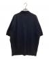 AURALEE (オーラリー) Super High Gauze Cotton Knit POLO ネイビー サイズ:3：18000円