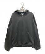 POST O'ALLSポストオーバーオールズ）の古着「E-Z Hoodie 2」｜グレー