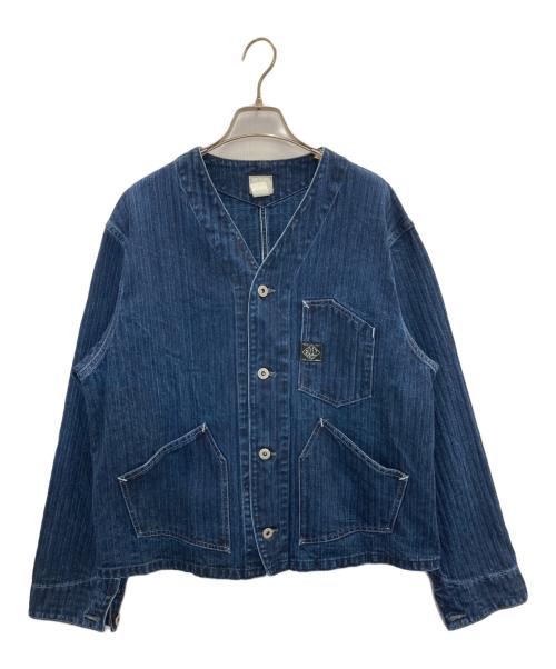 POST O'ALLS（ポストオーバーオールズ）POST O'ALLS (ポストオーバーオールズ) Stoker's Jacket インディゴ サイズ:Mの古着・服飾アイテム