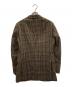 CARUSO (カルーゾ) aidaモデル ワイドラペル ツイードチェック ジャケット ベージュ サイズ:SIZE 44：26000円