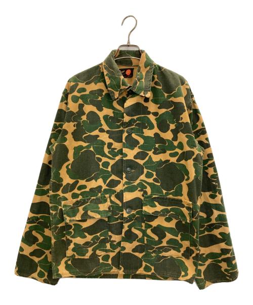 bullseye bill（ブルズアイビル）Bullseye bill (ブルズアイビル) 60s ダックハンターカモハンティングジャケット オリーブ サイズ:記載無しの古着・服飾アイテム