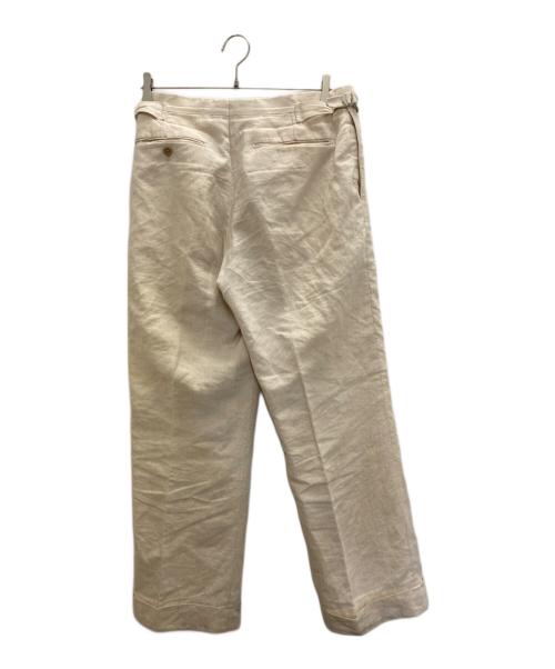 SHIPS（シップス）SHIPS (シップス) ラグジュアリー リベコ リネン スラックス アイボリー サイズ:46の古着・服飾アイテム