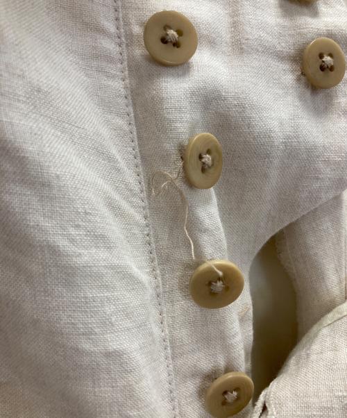 SHIPS（シップス）SHIPS (シップス) ラグジュアリー リベコ リネン スラックス アイボリー サイズ:46の古着・服飾アイテム