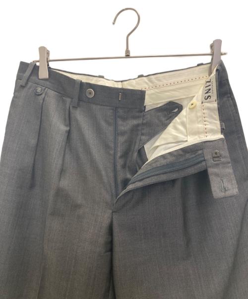 BERNARD ZINS（ベルナール ザンス）BERNARD ZINS (ベルナール ザンス) BAC J ウールスラックス グレー サイズ:40の古着・服飾アイテム