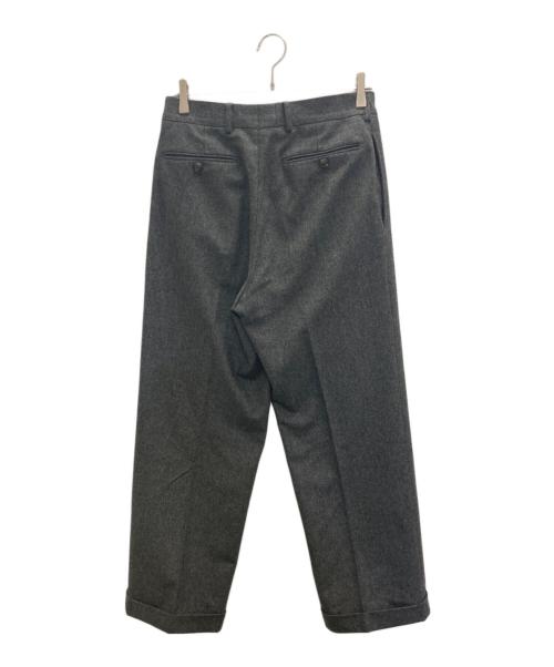 BERNARD ZINS（ベルナール ザンス）BERNARD ZINS (ベルナール ザンス) H8 2タックウールスラックス グレー サイズ:38の古着・服飾アイテム