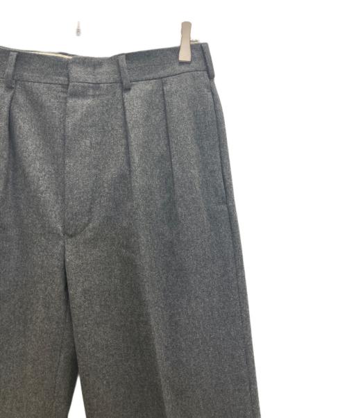 BERNARD ZINS（ベルナール ザンス）BERNARD ZINS (ベルナール ザンス) H8 2タックウールスラックス グレー サイズ:38の古着・服飾アイテム