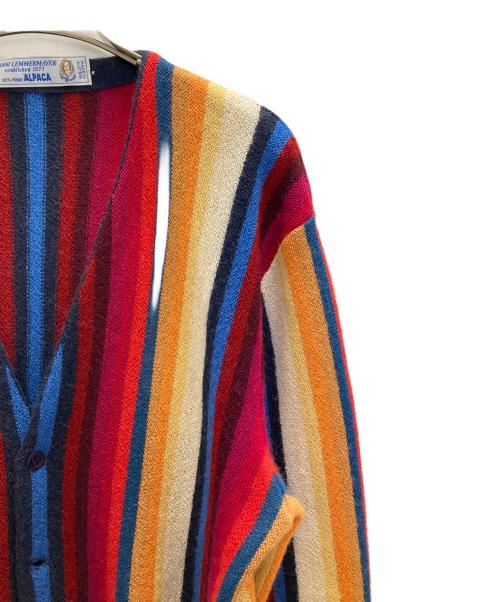 FANNI LEMMERMAYER（ファンニ レママイヤー）FANNI LEMMERMAYER (ファンニ レママイヤー) ALPACA BORDER CARDIGAN マルチカラー サイズ:記載無しの古着・服飾アイテム