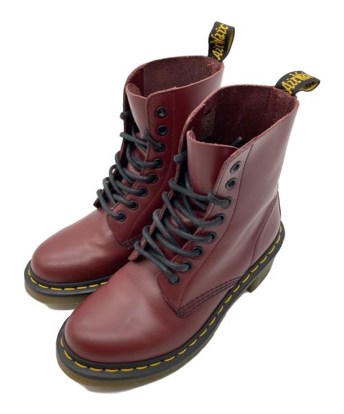Dr.Martens（ドクターマーチン）Dr.Martens (ドクターマーチン) 8ホールブーツ レッド サイズ:37の古着・服飾アイテム