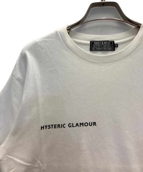 Hysteric Glamour（ヒステリックグラマー）Hysteric Glamour (ヒステリックグラマー) SCRATCH T-SHIRTS ホワイト サイズ:Sの古着・服飾アイテム