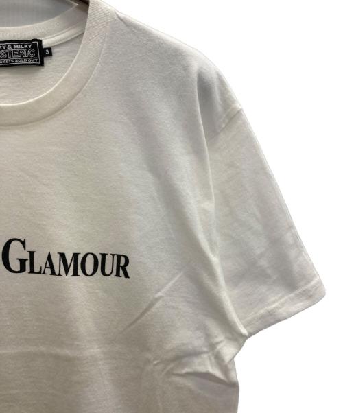 Hysteric Glamour（ヒステリックグラマー）Hysteric Glamour (ヒステリックグラマー) HG LOGOTYPE Tシャツ ホワイト サイズ:Sの古着・服飾アイテム