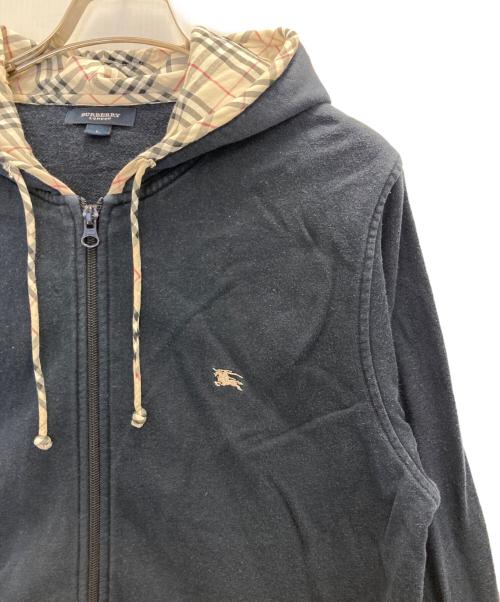 BURBERRY LONDON（バーバリーロンドン）BURBERRY LONDON (バーバリーロンドン) ダブルジップパーカー ネイビー サイズ:Ⅼの古着・服飾アイテム