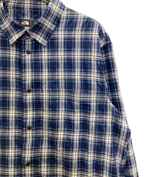 THE NORTH FACE（ザ ノース フェイス）THE NORTH FACE (ザ ノース フェイス) L/S Nevada SHIRT ネイビー サイズ:Ⅼの古着・服飾アイテム
