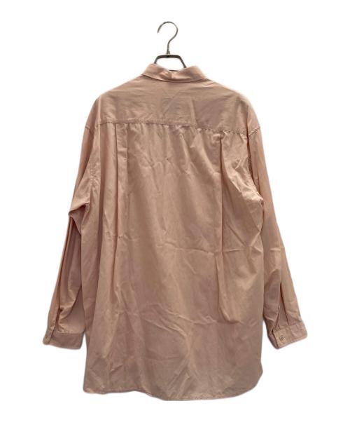 Reporse Wear white mountaineering（リポーズウェア ホワイト マウンテンニアリング）Reporse Wear white mountaineering (リポーズウェア ホワイト マウンテンニアリング) BAND COLLAR LONG SLEEVES SHIRT ピンク サイズ:1の古着・服飾アイテム