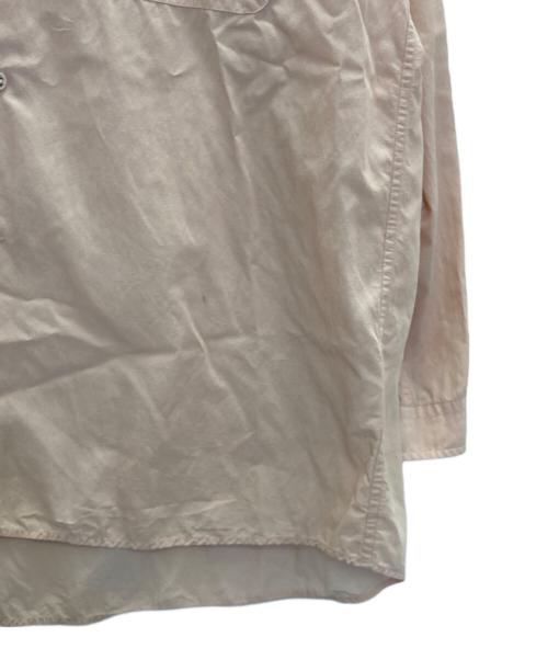 Reporse Wear white mountaineering（リポーズウェア ホワイト マウンテンニアリング）Reporse Wear white mountaineering (リポーズウェア ホワイト マウンテンニアリング) BAND COLLAR LONG SLEEVES SHIRT ピンク サイズ:1の古着・服飾アイテム