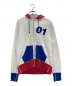 LOOPWHEELER×BEAMS PLUSループウィラー×ビームスプラス）の古着「W ZIP TRICOT COLOR PARKA」｜ホワイト