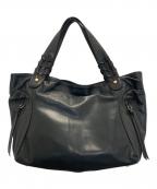 KITAMURAキタムラ）の古着「レザートートバッグ」｜ブラック
