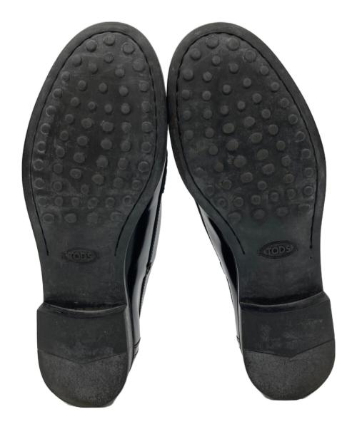 TOD'S（トッズ）TOD'S (トッズ) コインローファー ブラック サイズ:23.5の古着・服飾アイテム