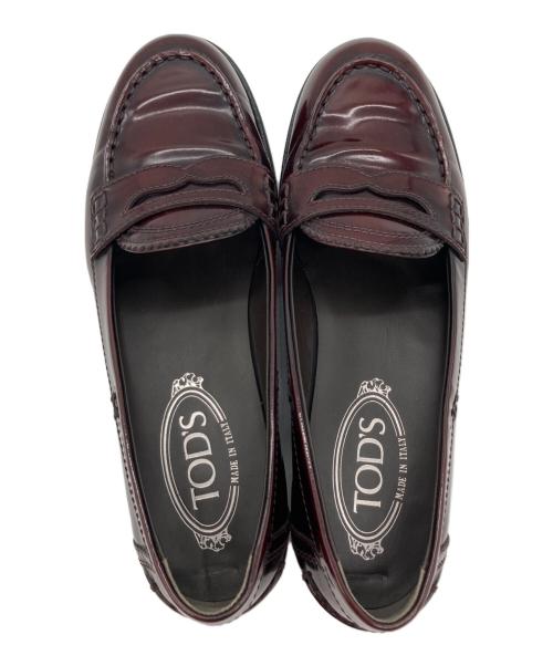 TOD'S（トッズ）TOD'S (トッズ) コインローファー ブラウン サイズ:23.5cmの古着・服飾アイテム