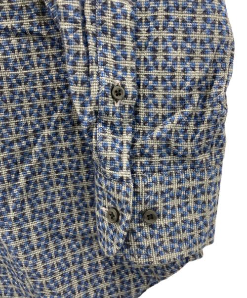 LANVIN COLLECTION（ランバンコレクション）LANVIN COLLECTION (ランバンコレクション) コットンネルシャツ ブルー サイズ:50の古着・服飾アイテム