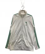 adidas Originalsアディダスオリジナル）の古着「トラックジャケット」｜ホワイト×グリーン
