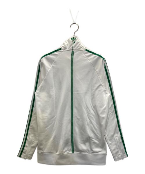 adidas Originals（アディダスオリジナル）adidas Originals (アディダスオリジナル) トラックジャケット ホワイト×グリーン サイズ:Lの古着・服飾アイテム