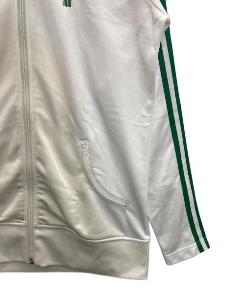 adidas Originals（アディダスオリジナル）adidas Originals (アディダスオリジナル) トラックジャケット ホワイト×グリーン サイズ:Lの古着・服飾アイテム