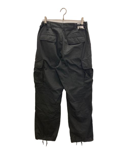 CIOTA（シオタ）CIOTA (シオタ) スビンコットンウェザージャングルファティーグパンツ ブラック サイズ:6の古着・服飾アイテム
