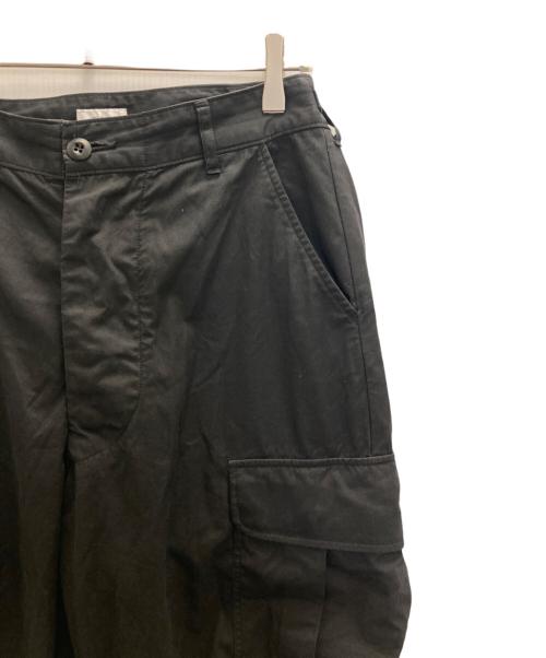 CIOTA（シオタ）CIOTA (シオタ) スビンコットンウェザージャングルファティーグパンツ ブラック サイズ:6の古着・服飾アイテム
