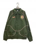 PUMA×マンチェスター・シティプーマ×マンチェスター・シティ）の古着「トラックジャケット」｜グリーン