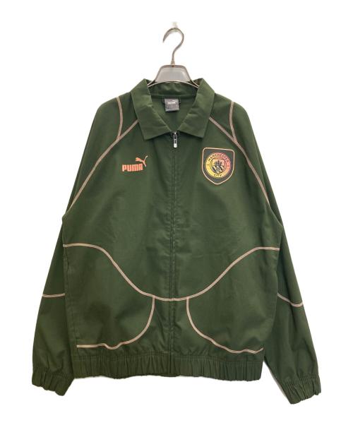 PUMA（プーマ）PUMA (プーマ) マンチェスター・シティ (マンチェスター・シティ) トラックジャケット グリーン サイズ:Lの古着・服飾アイテム