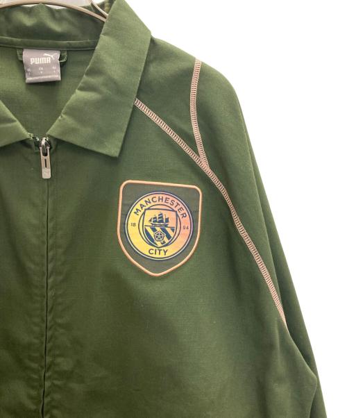 PUMA（プーマ）PUMA (プーマ) マンチェスター・シティ (マンチェスター・シティ) トラックジャケット グリーン サイズ:Lの古着・服飾アイテム