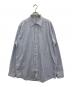 HERMES（エルメス）の古着「セリエボタンストライプシャツ」｜ブルー