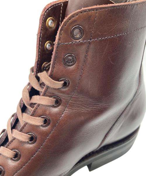 brother bridge（ブラザーブリッジ）BROTHER BRIDGE (ブラザーブリッジ) ESCAPEII ブラウン サイズ:SIZE8　1/2の古着・服飾アイテム