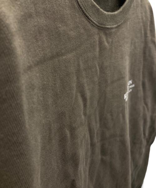 maison kitsune（メゾンキツネ）MAISON KITSUNE (メゾンキツネ) RUE DE RICHELIEU SWEATSHIRT ブラウン サイズ:Lの古着・服飾アイテム