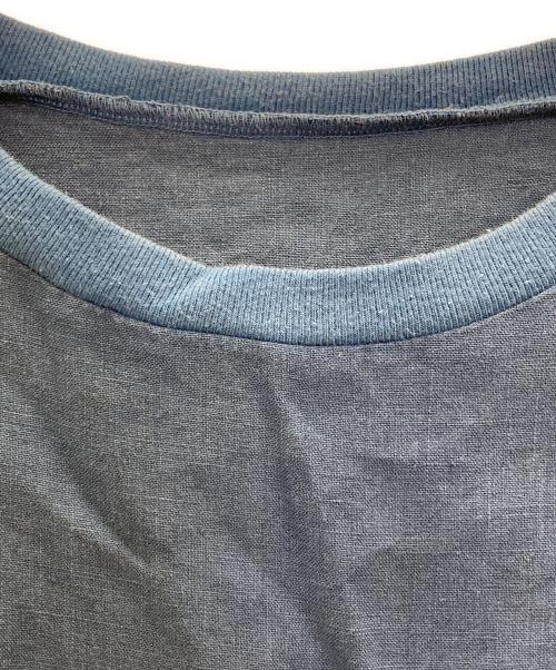 中川政七商店（ナカガワマサシチショウテン）中川政七商店 (ナカガワマサシチショウテン) リネンワンピース ブルー サイズ:表記無しの古着・服飾アイテム