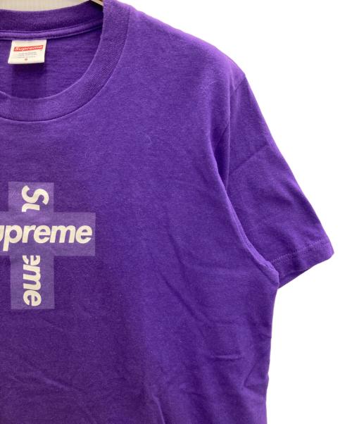SUPREME（シュプリーム）Supreme (シュプリーム) Cross Box Logo Tee パープル サイズ:Sの古着・服飾アイテム