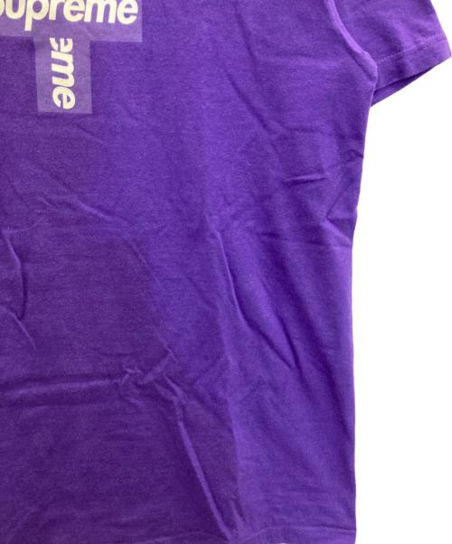 SUPREME（シュプリーム）Supreme (シュプリーム) Cross Box Logo Tee パープル サイズ:Sの古着・服飾アイテム