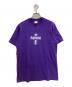 Supreme（シュプリーム）の古着「Cross Box Logo Tee」｜パープル