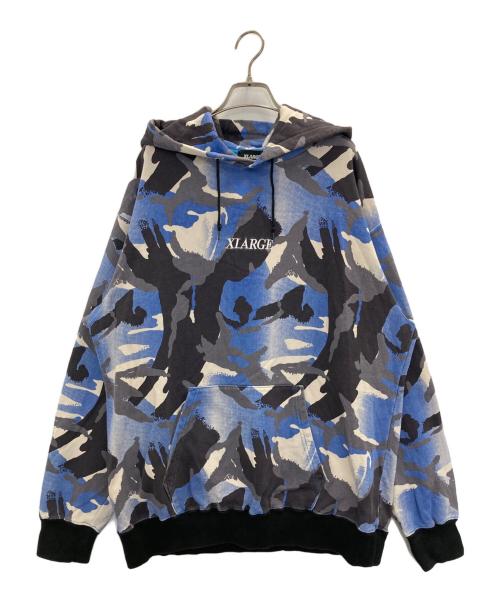 X-LARGE（エクストララージ）X-LARGE (エクストララージ) プルオーバーパーカー ブルー サイズ:XLの古着・服飾アイテム