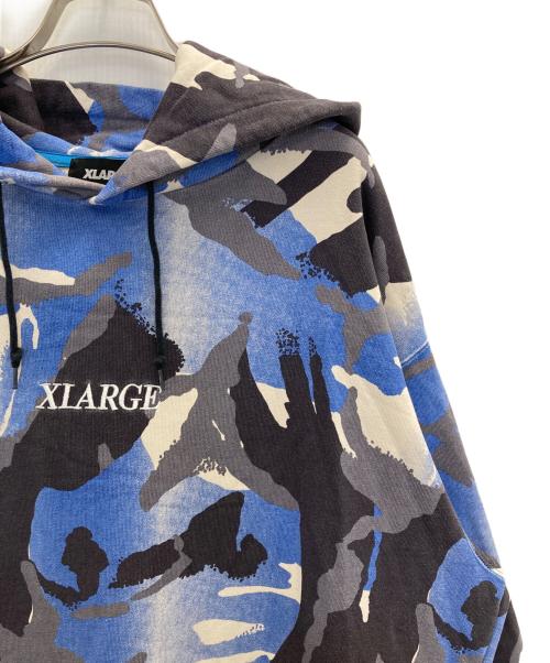 X-LARGE（エクストララージ）X-LARGE (エクストララージ) プルオーバーパーカー ブルー サイズ:XLの古着・服飾アイテム
